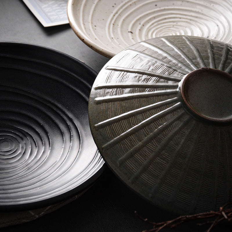 Handmade ceramics large plate