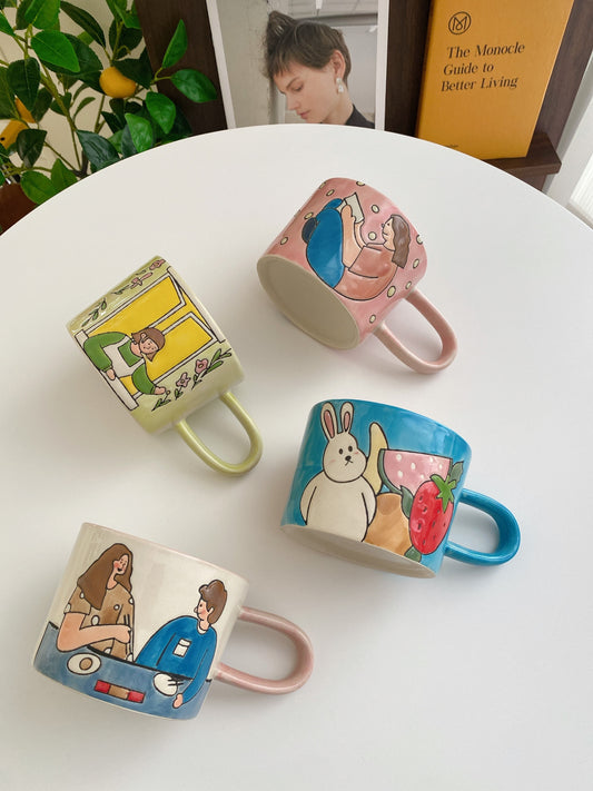 Handmade ceramics ILLUSTRATION Coffee Cup