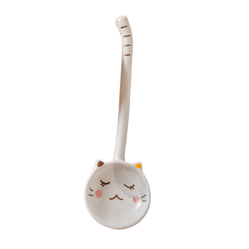 Handmade ceramics CAT spoon